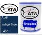 Preview: Audi, Indigo Blue, L436: 1L Lackdose, von ATW Autoteile West.